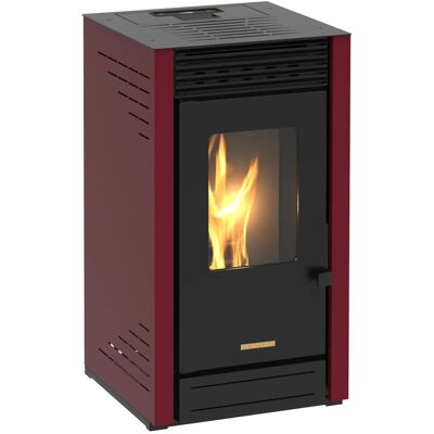 Blaze Pelletofen Maui Stahl Bordeaux 8 kW Blaze Pelletofen Maui Stahl Bordeaux 8 kW