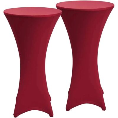 Beautissu Stella Stehtischhusse ø 70cm Bordeaux 2tlg Beautissu Stella Stehtischhusse ø 70cm Bordeaux 2tlg