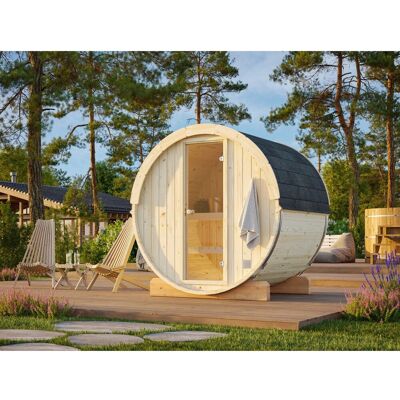 PALMAKO - Anita - 200x206x160 cm - Fichtenholz - Sauna PALMAKO - Anita - 200x206x160 cm - Fichtenholz - Sauna