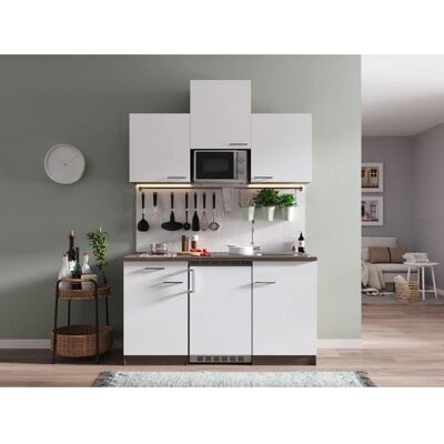 Respekta Küchenzeile KB150EYWMIC 150 cm Weiß-Eiche York Nachbildung Respekta Küchenzeile KB150EYWMIC 150 cm Weiß-Eiche York Nachbildung