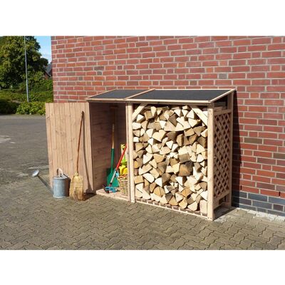 PROMADINO - SPEYER - Natur - Firewood rack PROMADINO - SPEYER - Natur - Firewood rack
