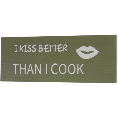 MCW Wandschild Kiss Shabby-Look Vintage 40cm MCW Wandschild Kiss Shabby-Look Vintage 40cm