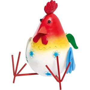 Deko-Figur Huhn Sitzend 21 cm x 16 cm x 21 cm Bunt Deko-Figur Huhn Sitzend 21 cm x 16 cm x 21 cm Bunt