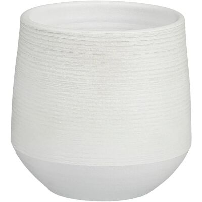 Mica Decorations Übertopf Evora Ø 16 cm x 15 cm Offwhite Mica Decorations Übertopf Evora Ø 16 cm x 15 cm Offwhite