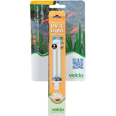 Velda UV-C Lampe 9 Watt PL entkeimt Teich Wasser mit UV Licht, gegen Velda UV-C Lampe 9 Watt PL entkeimt Teich Wasser mit UV Licht, gegen