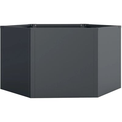 Westmann Metall-Hochbeet Varia 6-eckig 100 cm x 100 cm x 52 cm Anthrazit Westmann Metall-Hochbeet Varia 6-eckig 100 cm x 100 cm x 52 cm Anthrazit