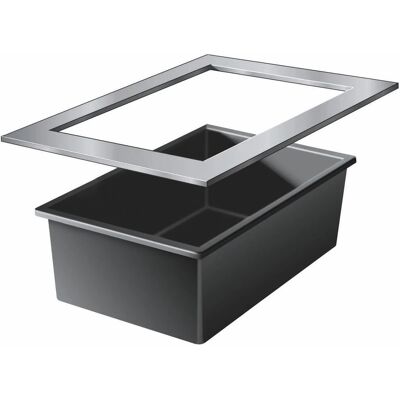 Ubbink Terrassenteich-Set Becken Quadra Alurahmen InoxFrame 43 x 118 x 782 cm Ubbink Terrassenteich-Set Becken Quadra Alurahmen InoxFrame 43 x 118 x 782 cm