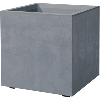 DEROMA - Millennium R Cube - Ashgrey - 25 cm - Blumentopf DEROMA - Millennium R Cube - Ashgrey - 25 cm - Blumentopf