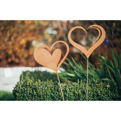Ferrum Art Design Gartenstecker Herz positiv 126 cm Edelrost Ferrum Art Design Gartenstecker Herz positiv 126 cm Edelrost