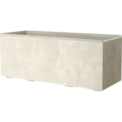 Deroma Pflanzkasten Millennium 39 cm x 99,3 cm x 37,6 cm Perlweiß Deroma Pflanzkasten Millennium 39 cm x 99,3 cm x 37,6 cm Perlweiß