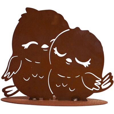 Ferrum Art Design Deko-Figur-Süßes-Vogelpärchen auf Platte 25 cm x 32 cm Ferrum Art Design Deko-Figur-Süßes-Vogelpärchen auf Platte 25 cm x 32 cm