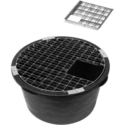 Ubbink Brunnen-Einbau-Set Becken 36 x Ø 68 cm Abdeckrost und Einsatzstück Ubbink Brunnen-Einbau-Set Becken 36 x Ø 68 cm Abdeckrost und Einsatzstück