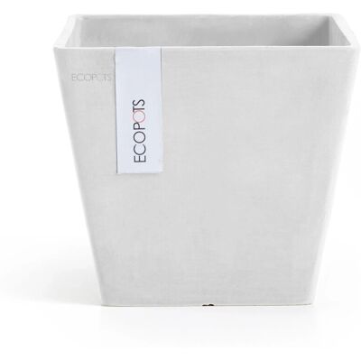Ecopots Pflanztopf Rotterdam Weiß 20 cm x 17,5 cm Ecopots Pflanztopf Rotterdam Weiß 20 cm x 17,5 cm