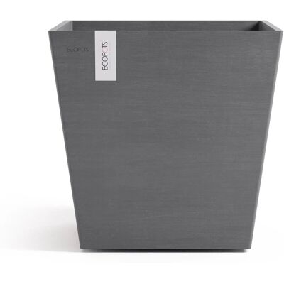 Ecopots Pflanztopf Rotterdam Grau 45,4 cm x 44 cm Ecopots Pflanztopf Rotterdam Grau 45,4 cm x 44 cm