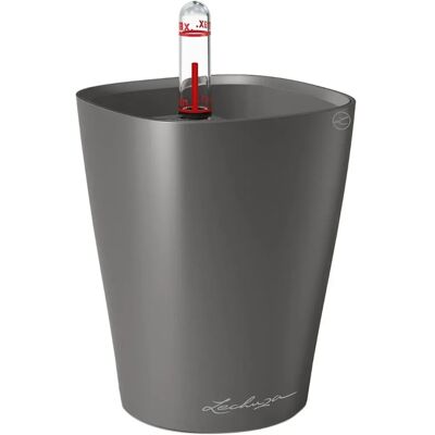 Lechuza® Pflanzgefäß Mini-Deltini Anthrazit metallic Ø 10 cm Lechuza® Pflanzgefäß Mini-Deltini Anthrazit metallic Ø 10 cm