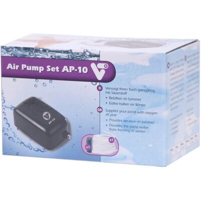Velda Silenta AP-10 Belüftungset für Teiche, 1,3 l/min Luftpumpe 2 Watt Velda Silenta AP-10 Belüftungset für Teiche, 1,3 l/min Luftpumpe 2 Watt