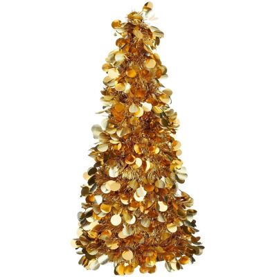 Mica Decorations Weihnachtsbaum Ø 22 cm x 60 cm Gold Mica Decorations Weihnachtsbaum Ø 22 cm x 60 cm Gold