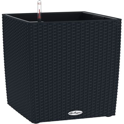 Lechuza® Pflanzgefäß Cube Cottage 40 cm x 40 cm x 40 cm Graphitschwarz Lechuza® Pflanzgefäß Cube Cottage 40 cm x 40 cm x 40 cm Graphitschwarz