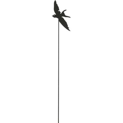 Mica Decorations Gartenstecker Schwalbe Schwarz 12,5 x 0,5 x 85 cm (LxBxH) Mica Decorations Gartenstecker Schwalbe Schwarz 12,5 x 0,5 x 85 cm (LxBxH)