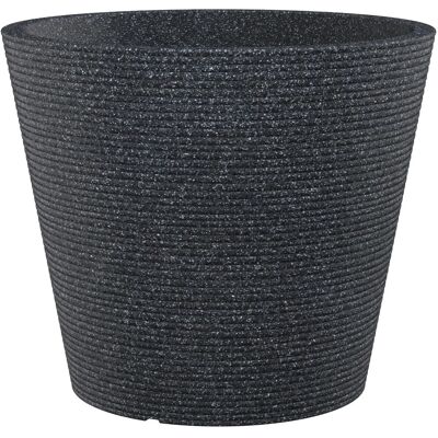 Scheurich Pflanzgefäß Cana Ø 28,5 cm Schwarz Granit Scheurich Pflanzgefäß Cana Ø 28,5 cm Schwarz Granit