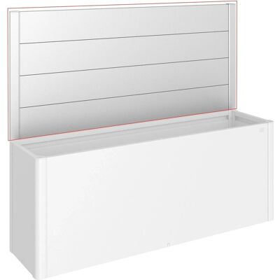 Biohort Sichtschutz für HochBeet 4 m x 1 m ohne Acrylglas Silber-Metallic Biohort Sichtschutz für HochBeet 4 m x 1 m ohne Acrylglas Silber-Metallic
