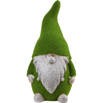 Deko-Zwerg aus Polyresin und Kunstrasen 18,5 cm x 18 cm x 38 cm Grün Deko-Zwerg aus Polyresin und Kunstrasen 18,5 cm x 18 cm x 38 cm Grün