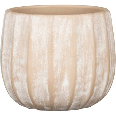 Scheurich Übertopf Runa 784 Ø 14 cm x 11 cm Washed Cream Scheurich Übertopf Runa 784 Ø 14 cm x 11 cm Washed Cream