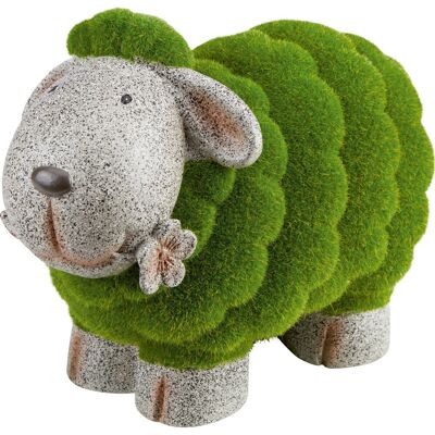 Deko-Schaf aus Polyresin und Kunstrasen 32 cm x 16 cm x 24 cm Grün Deko-Schaf aus Polyresin und Kunstrasen 32 cm x 16 cm x 24 cm Grün