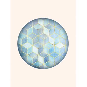 KOMAR Mosaik Circle Azzuro Poster - Formen-Kunst - 30x40cm - Indoor KOMAR Mosaik Circle Azzuro Poster - Formen-Kunst - 30x40cm - Indoor