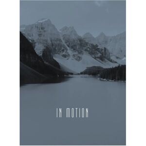 KOMAR - Word Lake In Motion Steel - 30x40cm - Natur - Poster KOMAR - Word Lake In Motion Steel - 30x40cm - Natur - Poster