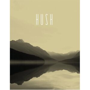 KOMAR Wort See Hush Sand - Natur, bunt, rechteckig - Poster KOMAR Wort See Hush Sand - Natur, bunt, rechteckig - Poster