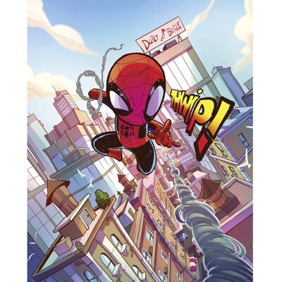 Komar Wandbild Marvel Spider-Man THWIP 40 cm x 50 cm Bunt Komar Wandbild Marvel Spider-Man THWIP 40 cm x 50 cm Bunt