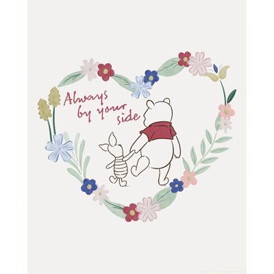 Komar Wandbild Disney Winnie the Pooh Always by Your Side 40 cm x 50 cm Bunt Komar Wandbild Disney Winnie the Pooh Always by Your Side 40 cm x 50 cm Bunt