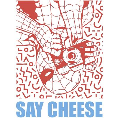 Komar Wandbild Marvel Spider-Man Say Cheese Red 50 cm x 70 cm Komar Wandbild Marvel Spider-Man Say Cheese Red 50 cm x 70 cm