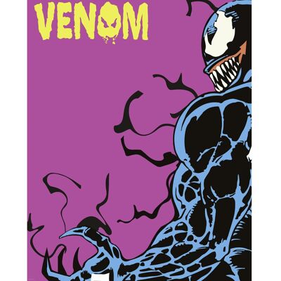 Komar Wandbild Marvel Venom Colourful Stare 40 cm x 50 cm Rosa Komar Wandbild Marvel Venom Colourful Stare 40 cm x 50 cm Rosa