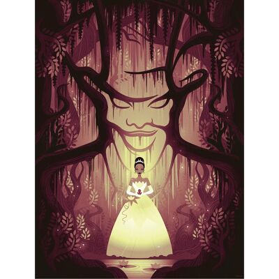 Komar Wandbild Disney Tiana Dr. Facilier 30 cm x 40 cm Gelb Komar Wandbild Disney Tiana Dr. Facilier 30 cm x 40 cm Gelb
