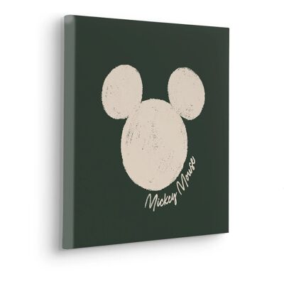 Komar Keilrahmenbild Disney Mickey Mouse Stamp Grün Komar Keilrahmenbild Disney Mickey Mouse Stamp Grün
