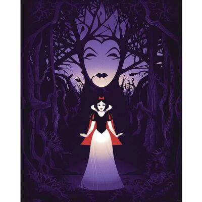 Komar Wandbild Disney Snow White Evil Queen 40 cm x 50 cm Lila Komar Wandbild Disney Snow White Evil Queen 40 cm x 50 cm Lila