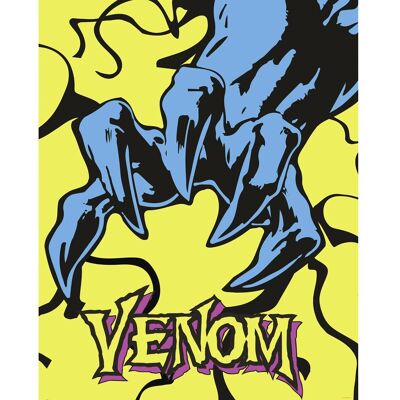 Komar Wandbild Marvel Venom Colourful Claw 40 cm x 50 cm Blau Komar Wandbild Marvel Venom Colourful Claw 40 cm x 50 cm Blau