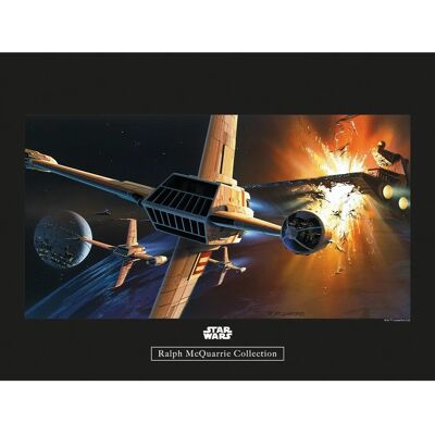 Komar Wandbild Star Wars Orbit War 40 x 30 cm Komar Wandbild Star Wars Orbit War 40 x 30 cm