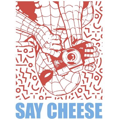 Komar Wandbild Marvel Spider-Man Say Cheese Red 40 cm x 50 cm Komar Wandbild Marvel Spider-Man Say Cheese Red 40 cm x 50 cm