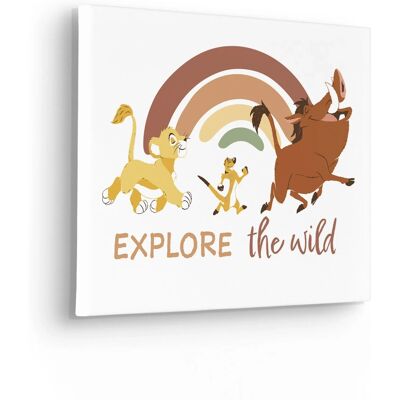 Komar Keilrahmenbild Disney The Lion King Explore the Wild Bunt Komar Keilrahmenbild Disney The Lion King Explore the Wild Bunt