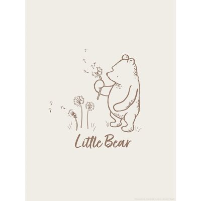 Komar Wandbild Disney Winnie the Pooh Little Bear 30 cm x 40 cm Beige Komar Wandbild Disney Winnie the Pooh Little Bear 30 cm x 40 cm Beige