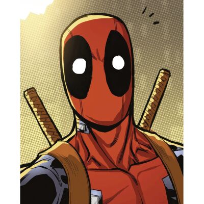 Komar Wandbild Marvel Deadpool Holup 40 cm x 50 cm Rot Komar Wandbild Marvel Deadpool Holup 40 cm x 50 cm Rot