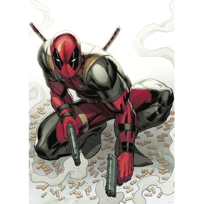 Komar Wandbild Marvel Deadpool Bullets 50 cm x 70 cm Rot Komar Wandbild Marvel Deadpool Bullets 50 cm x 70 cm Rot