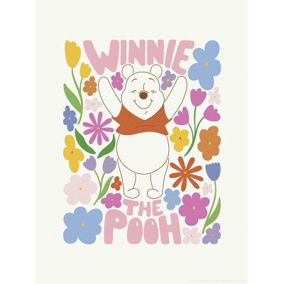 Komar Wandbild Disney Winnie the Pooh Happy Botanical 30 cm x 40 cm Bunt Komar Wandbild Disney Winnie the Pooh Happy Botanical 30 cm x 40 cm Bunt