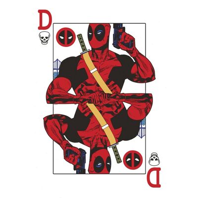 Komar Wandbild Marvel Deadpool Jack of All Trades 50 cm x 70 cm Rot Komar Wandbild Marvel Deadpool Jack of All Trades 50 cm x 70 cm Rot