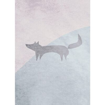 KOMAR Wild and Free Fox Bunt Poster - Poster KOMAR Wild and Free Fox Bunt Poster - Poster