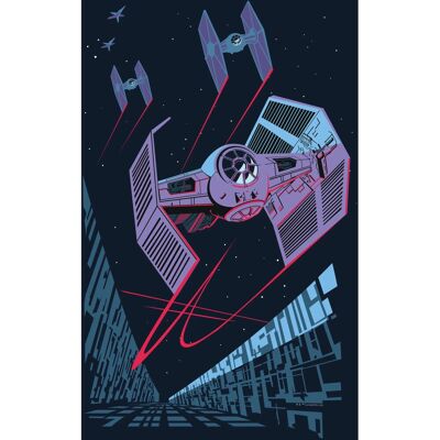 Komar Wandbild Star Wars Fighter 30 x 40 cm Komar Wandbild Star Wars Fighter 30 x 40 cm