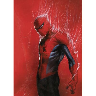 Komar Wandbild Marvel Spider-Man Through the Spider Web 50 cm x 70 cm Rot Komar Wandbild Marvel Spider-Man Through the Spider Web 50 cm x 70 cm Rot